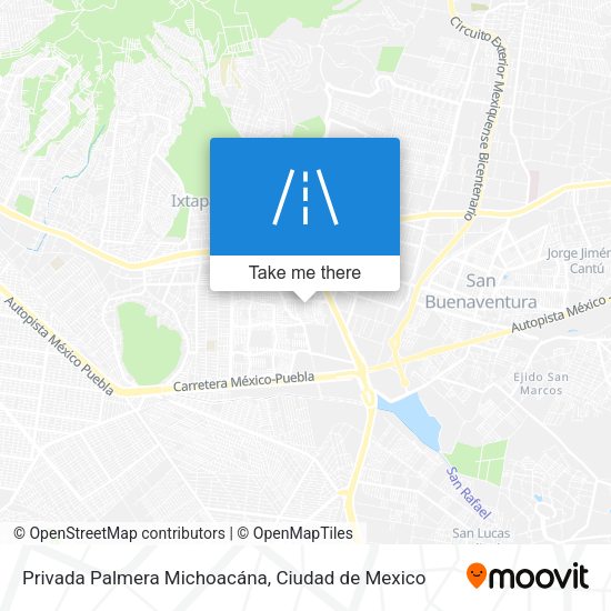 Mapa de Privada Palmera Michoacána