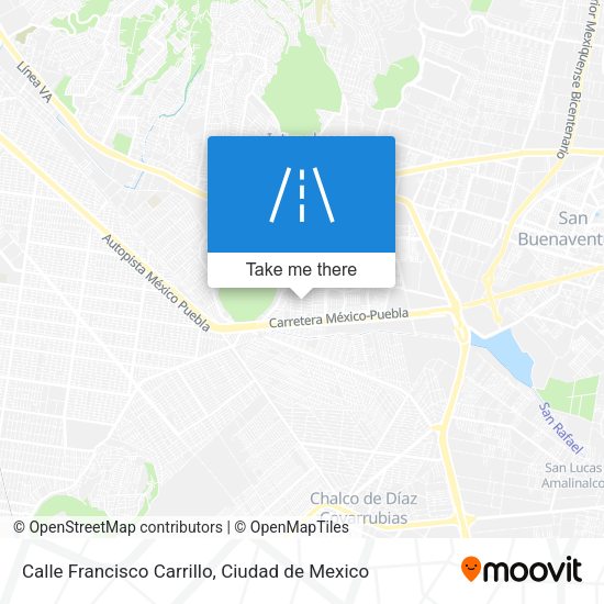 Mapa de Calle Francisco Carrillo