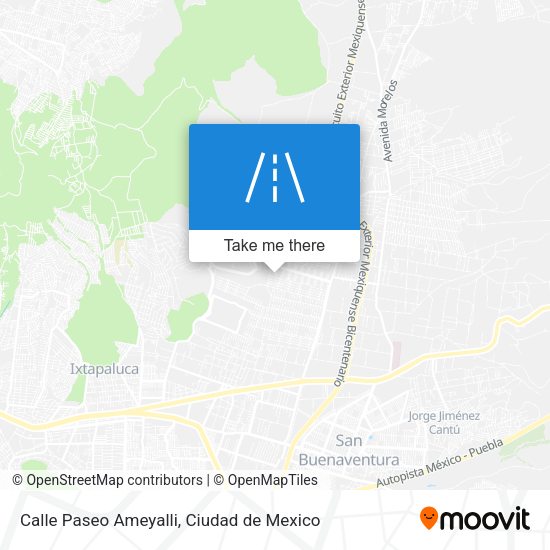 Calle Paseo Ameyalli map