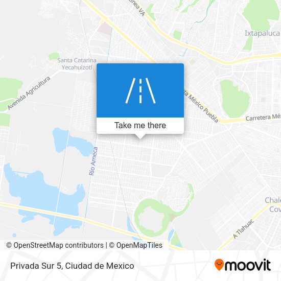 Mapa de Privada Sur 5