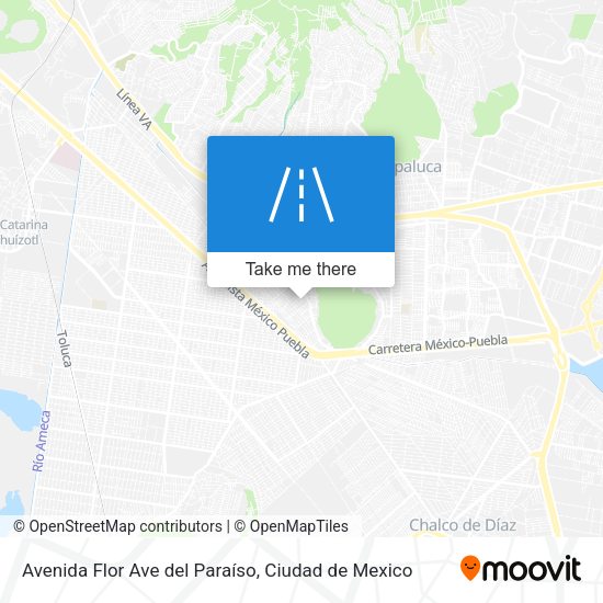 Avenida Flor Ave del Paraíso map