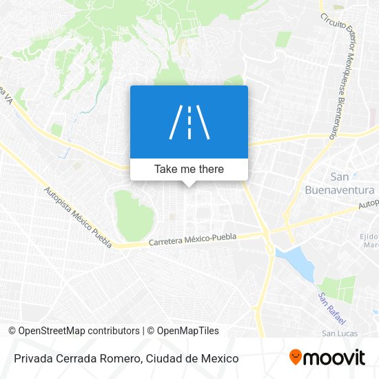 Privada Cerrada Romero map