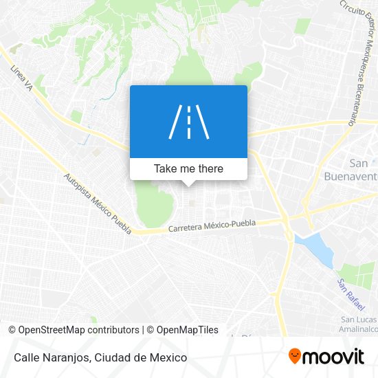 Calle Naranjos map