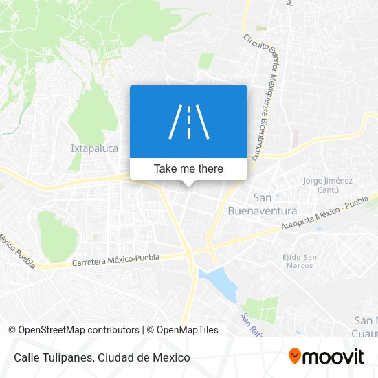Mapa de Calle Tulipanes