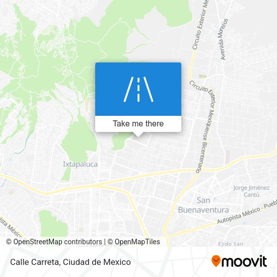 Calle Carreta map