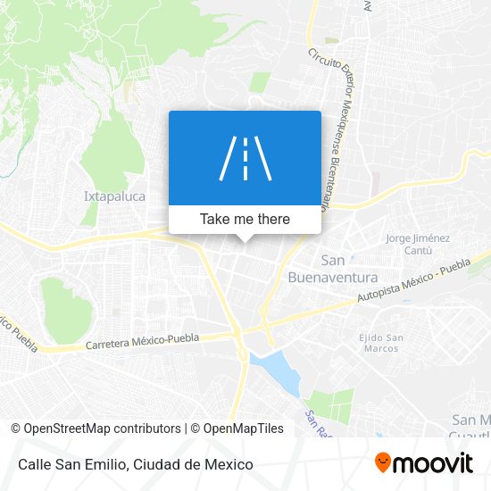 Mapa de Calle San Emilio