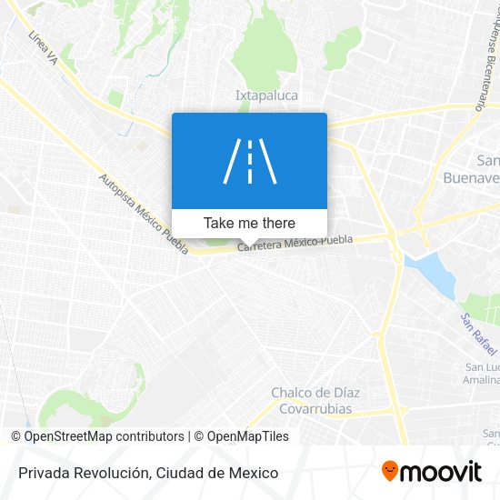 Privada Revolución map