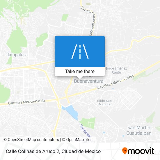 Mapa de Calle Colinas de Aruco 2