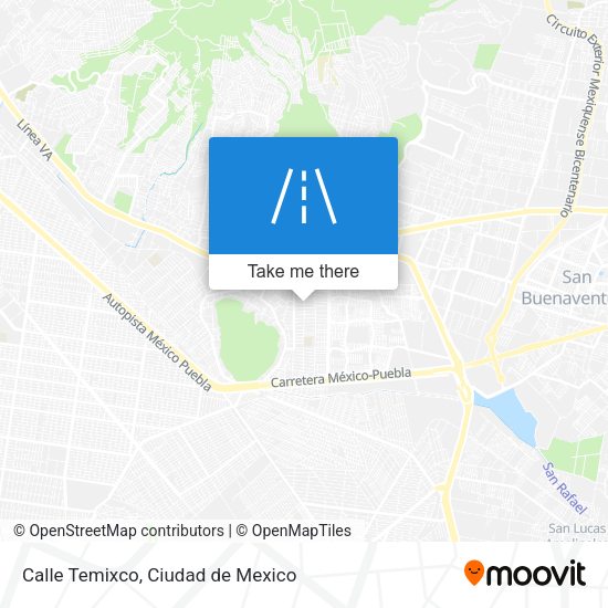 Calle Temixco map