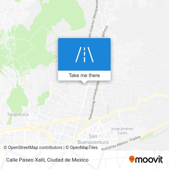 Calle Paseo Xalli map