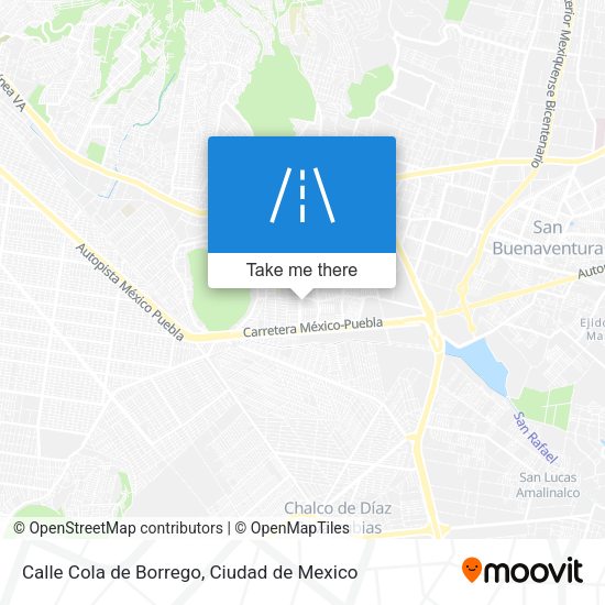 Calle Cola de Borrego map