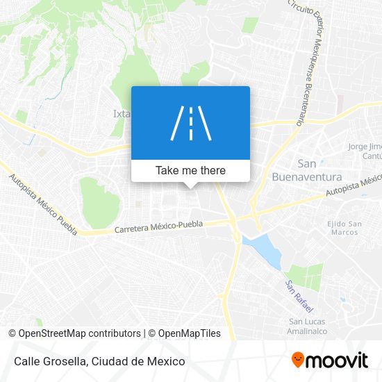 Calle Grosella map