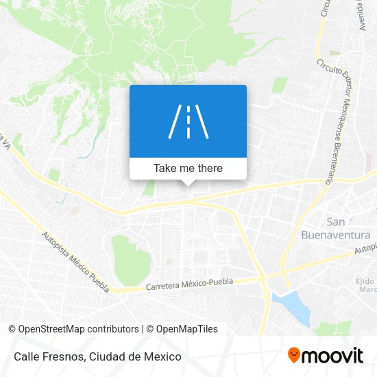 Mapa de Calle Fresnos