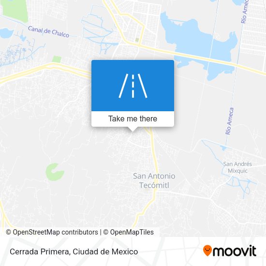 Cerrada Primera map