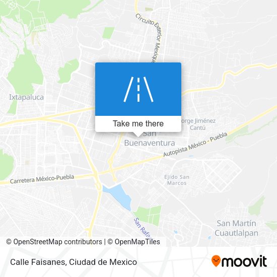 Calle Faisanes map