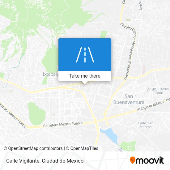 Mapa de Calle Vigilante