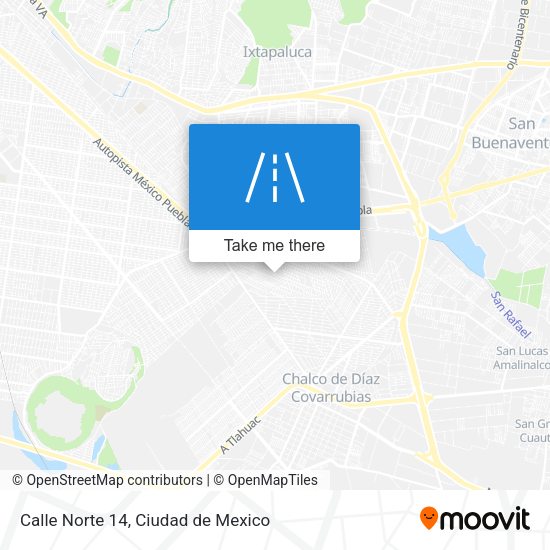 Mapa de Calle Norte 14