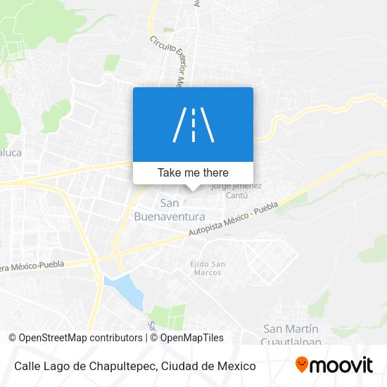 Calle Lago de Chapultepec map