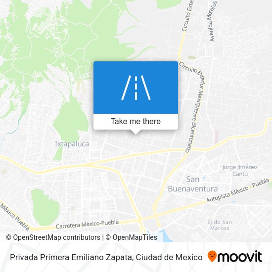 Privada Primera Emiliano Zapata map