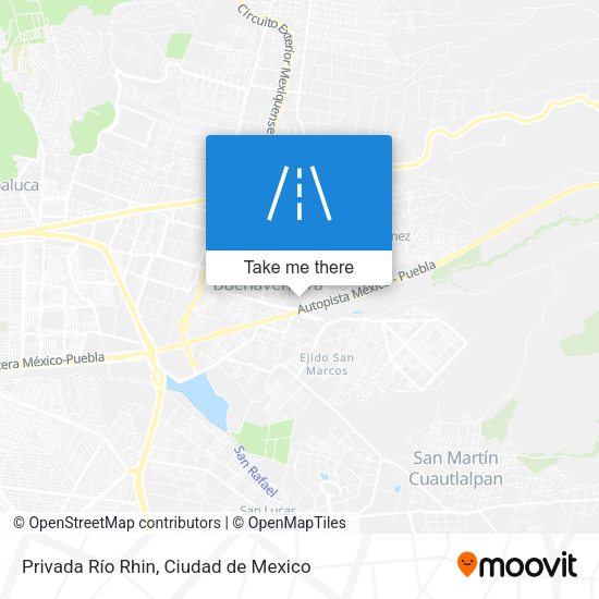 Privada Río Rhin map