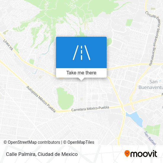 Calle Palmira map