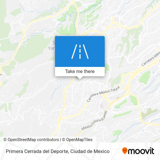 Primera Cerrada del Deporte map