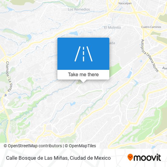 Calle Bosque de Las Miñas map