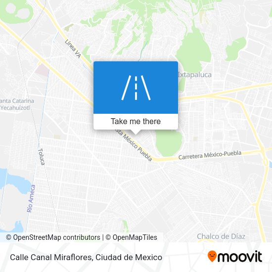 Calle Canal Miraflores map