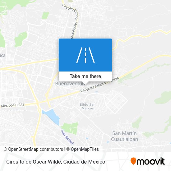 Circuito de Oscar Wilde map