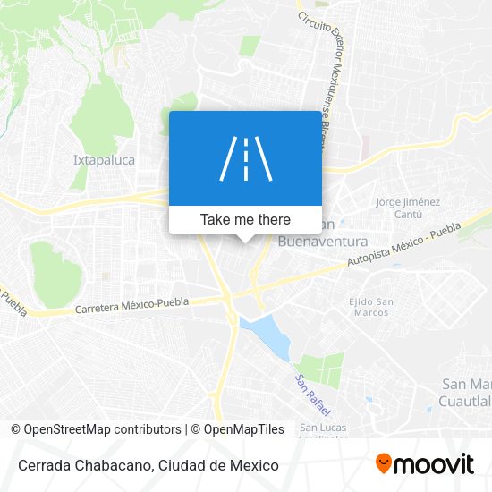 Mapa de Cerrada Chabacano