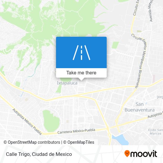 Mapa de Calle Trigo