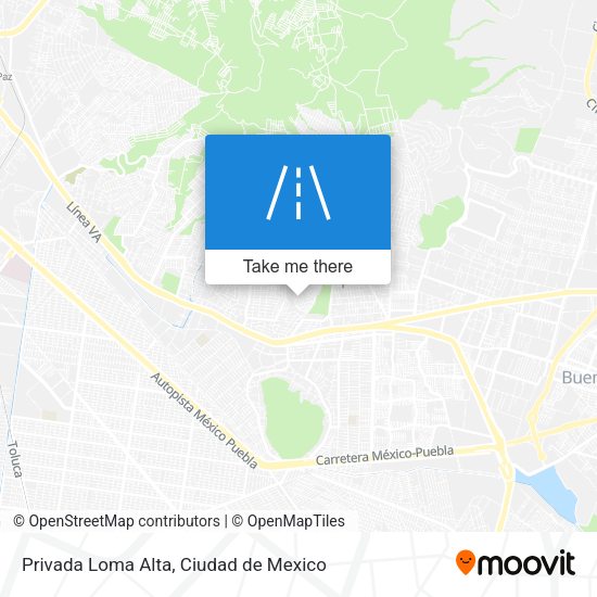 Privada Loma Alta map