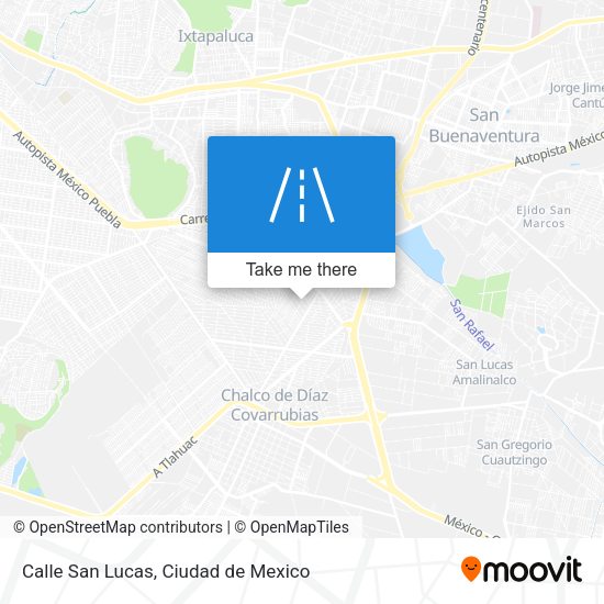Calle San Lucas map