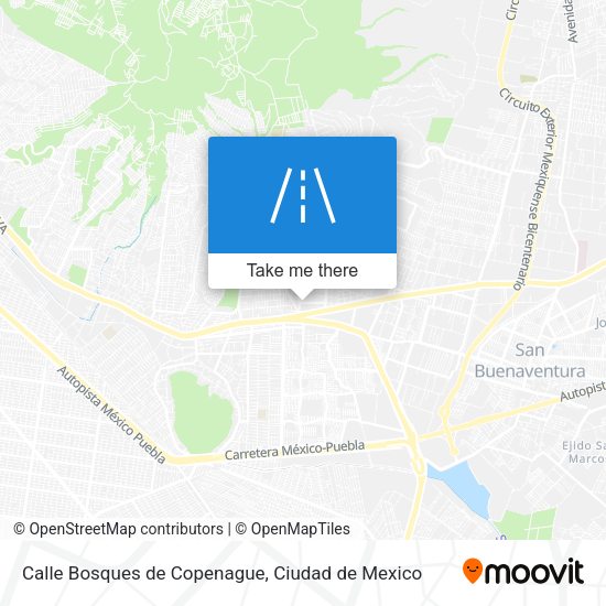 Calle Bosques de Copenague map