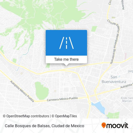 Calle Bosques de Balsas map