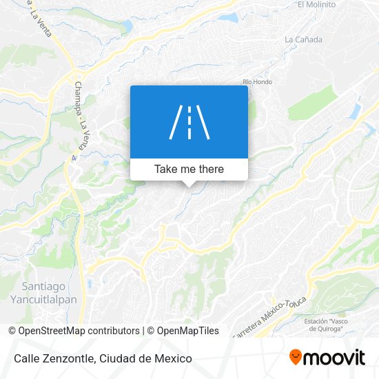Calle Zenzontle map