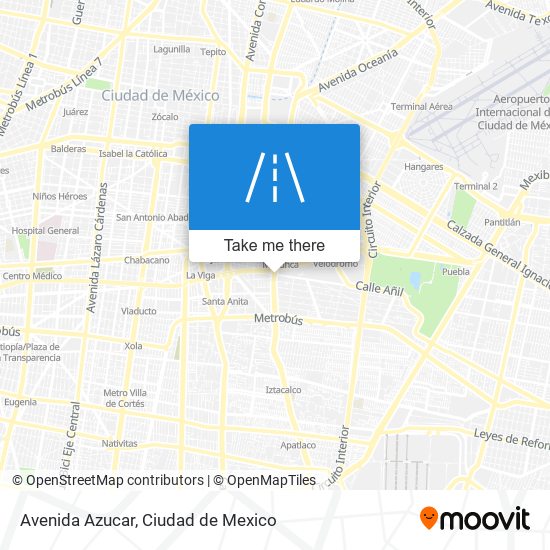 Mapa de Avenida Azucar