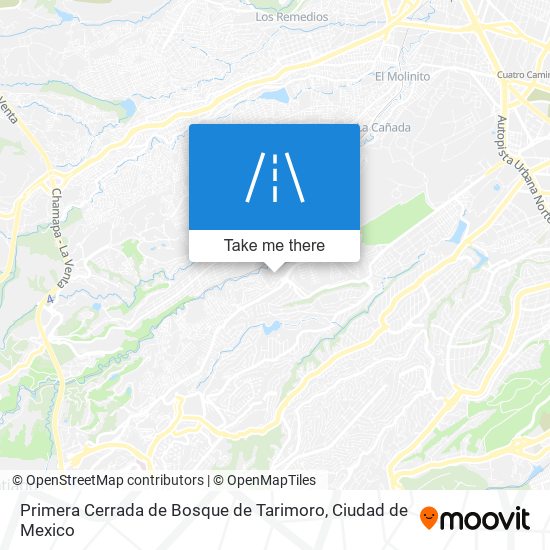 Primera Cerrada de Bosque de Tarimoro map