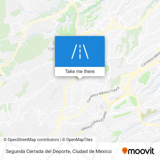 Segunda Cerrada del Deporte map
