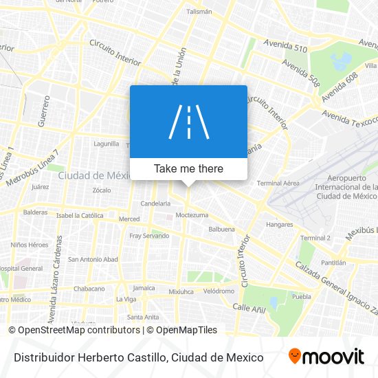 Distribuidor Herberto Castillo map