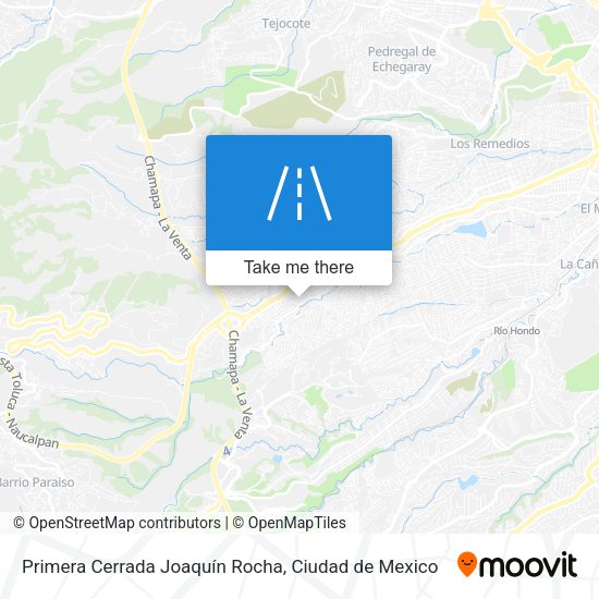 Mapa de Primera Cerrada Joaquín Rocha