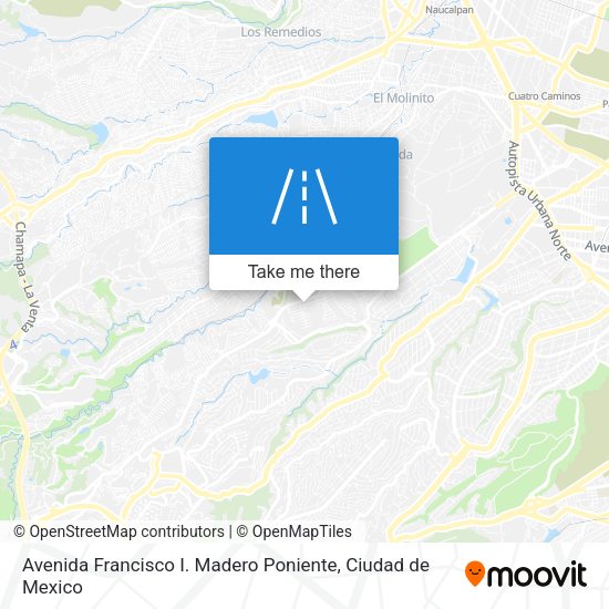 Mapa de Avenida Francisco I. Madero Poniente