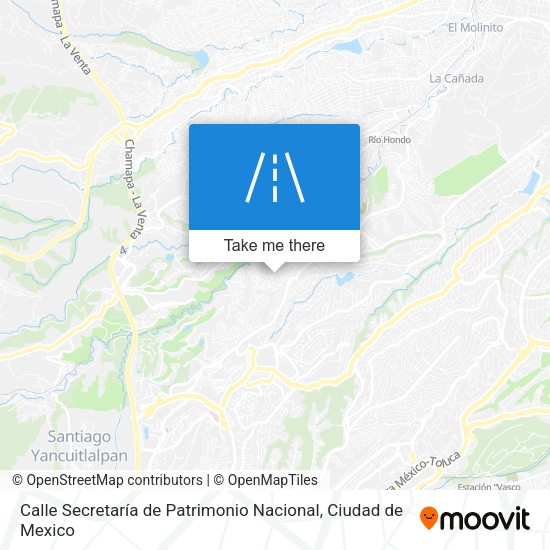 Calle Secretaría de Patrimonio Nacional map