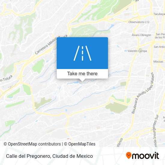Calle del Pregonero map