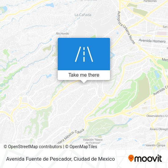 Mapa de Avenida Fuente de Pescador