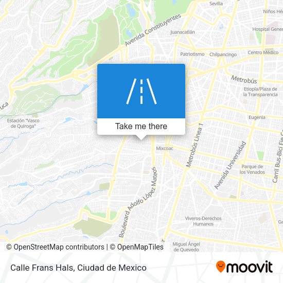 Mapa de Calle Frans Hals