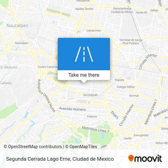 Segunda Cerrada Lago Erne map
