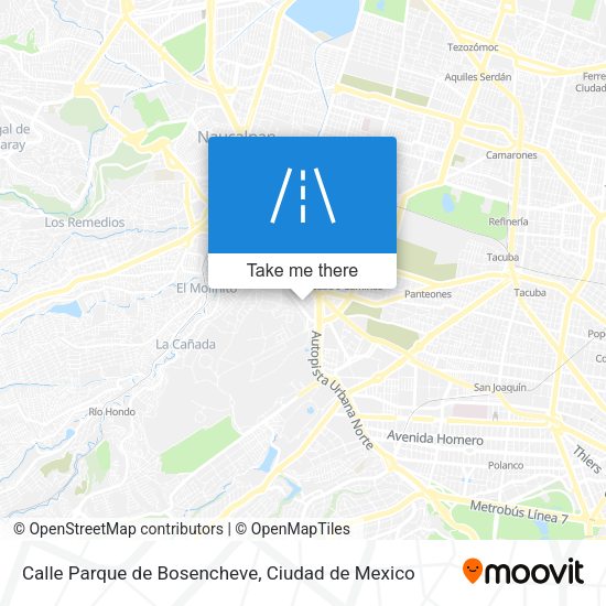 Calle Parque de Bosencheve map