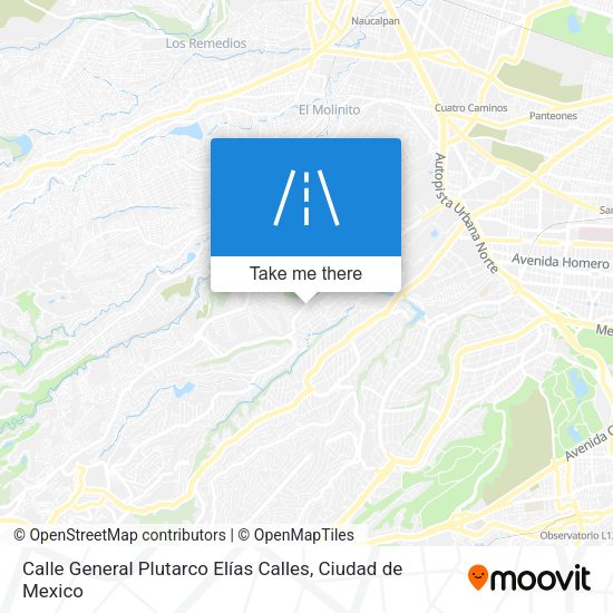 Calle General Plutarco Elías Calles map