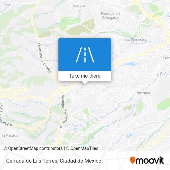 Mapa de Cerrada de Las Torres